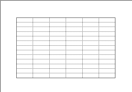 Gitternetzlinien auf leerem Excel Blatt drucken