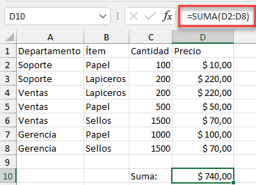 Ocultar Fórmulas en Excel Parte 1