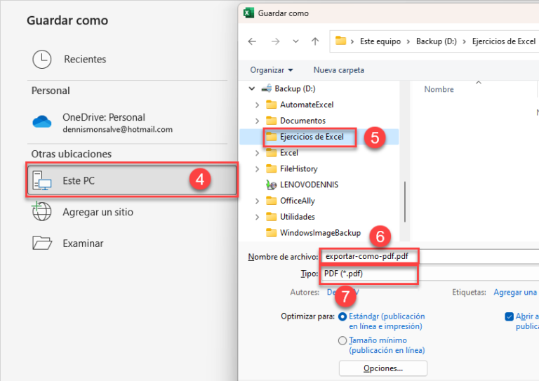 Exportar Gráfico como PDF - Excel y Google Sheets - Automate Excel