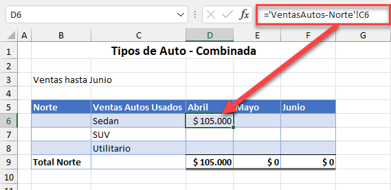 Resultado Referencia Manual a Otra Hoja