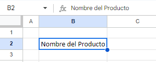 Resultado Separar Celdas en Google Sheets