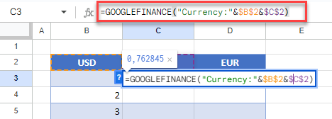 Wechselkursdaten in Google Sheets ermitteln