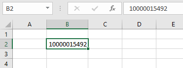 Wissenschaftliche Notation in Excel entfernt
