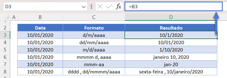 alterar formato data 9