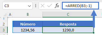 arredondar digitos numero 10