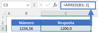 arredondar digitos numero 100
