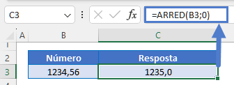 arredondar digitos numero
