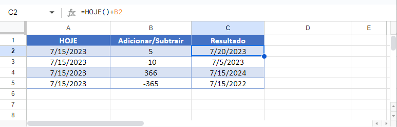 auto preencher datas google