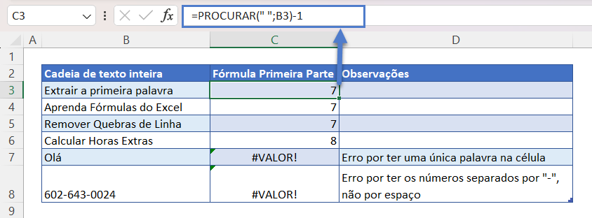 extrair palavra 2