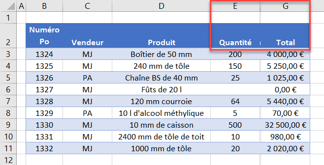 filtre avance non fonctionnel total