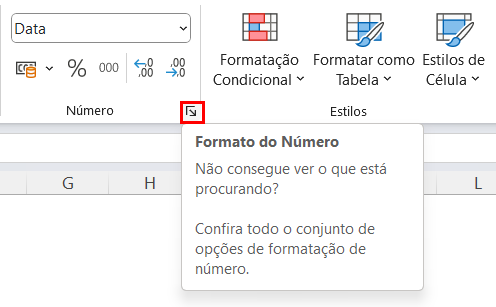 formato do numero