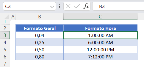 formato geral hora