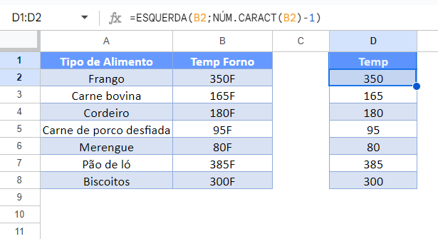 funcao esquerda num_caract google