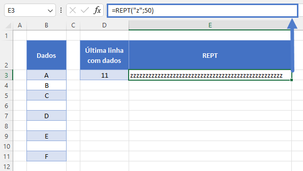 funcao repeticao caracteres