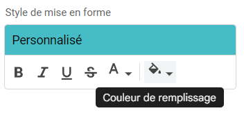 google sheets surbrillance ligne erreur remplissage