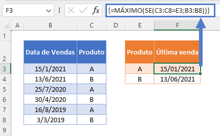 maximose feito com maximo e se em matriz