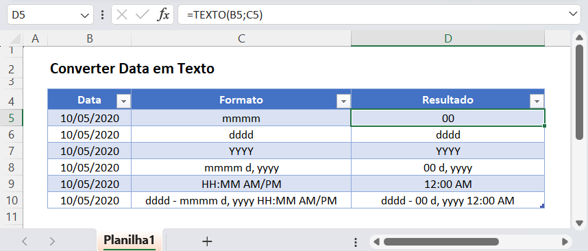 mf converter data em texto