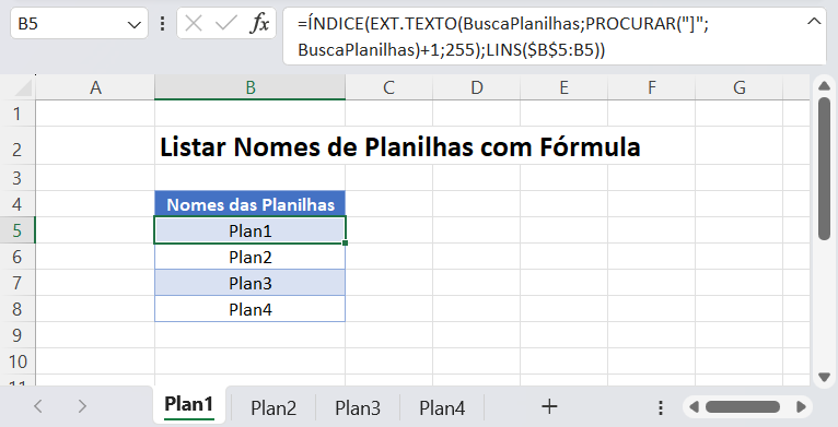 mf lista nomes planilhas