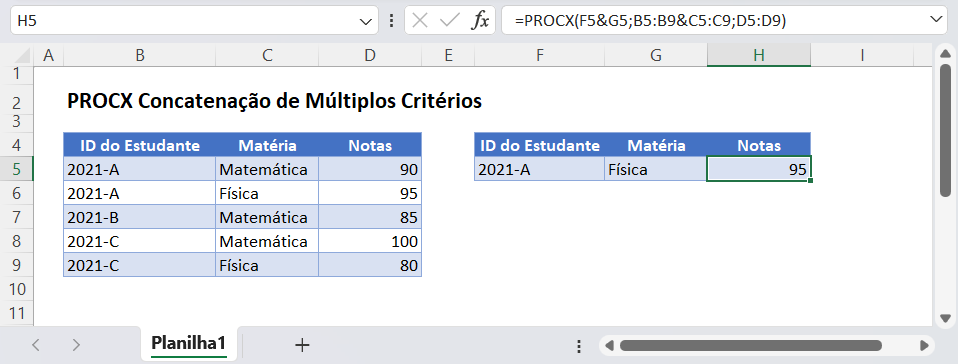 mf procx multiplos criterios