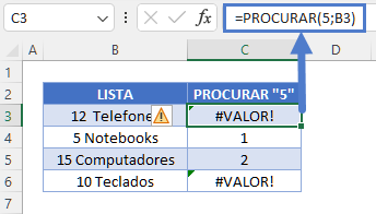 procurar valores especificos