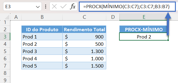 procv valor min max 10