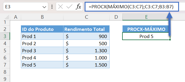 procv valor min max 15