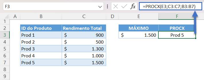 procv valor min max 18