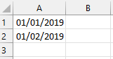 resultado datas celulas