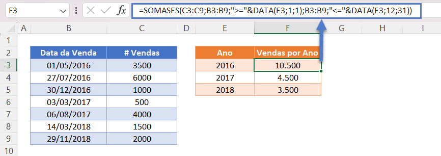 soma se ano 2