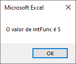 valor de intfunc