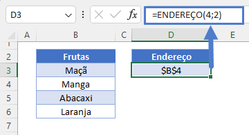 vba funcao endereco