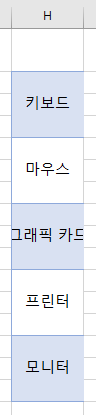 병합셀필터링 붙여넣기 결과