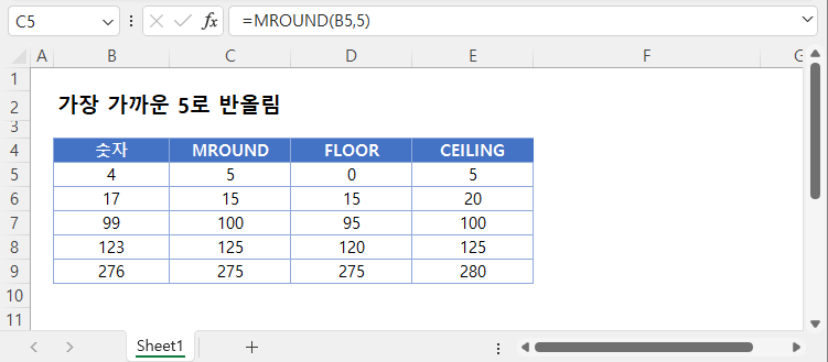 5로반올림 인트로