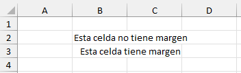 Ajustar los Márgenes de las Celdas en Excel