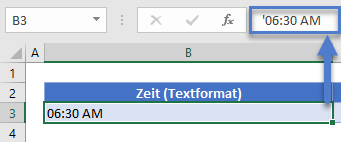 Alt Text gespeicherte Zeit