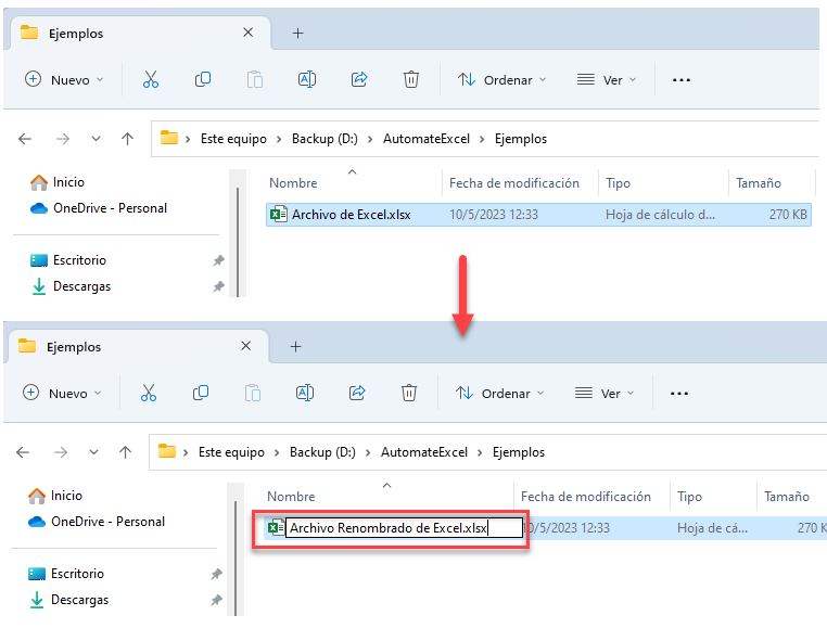 Cómo Cambiar el Nombre de un Archivo en Excel