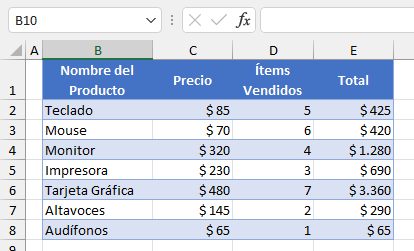 Datos Pegados con Formato Destino en Excel