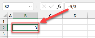 Dividir en Excel