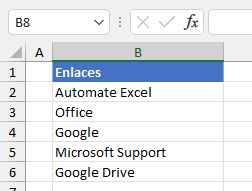 Hipervínculos Eliminados