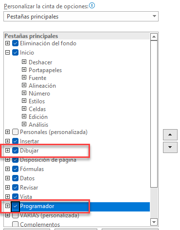 Mostrar Pestañas Ocultas