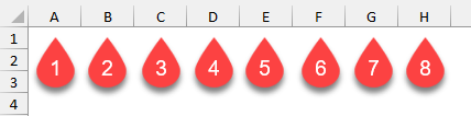 Números de Columnas en Excel