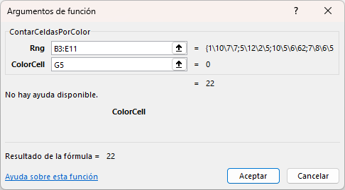 Seleccionar Celda a Comparar