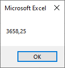 VBA Double Variable Meldungsbox