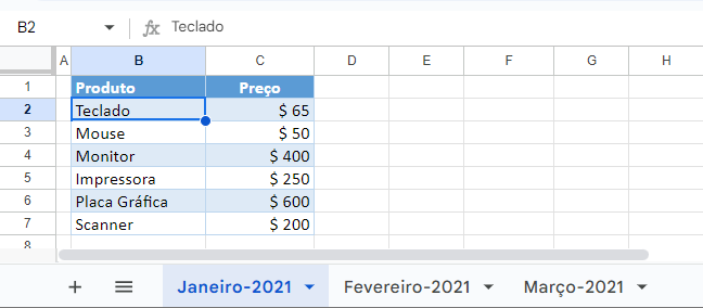 busca planilhas 7