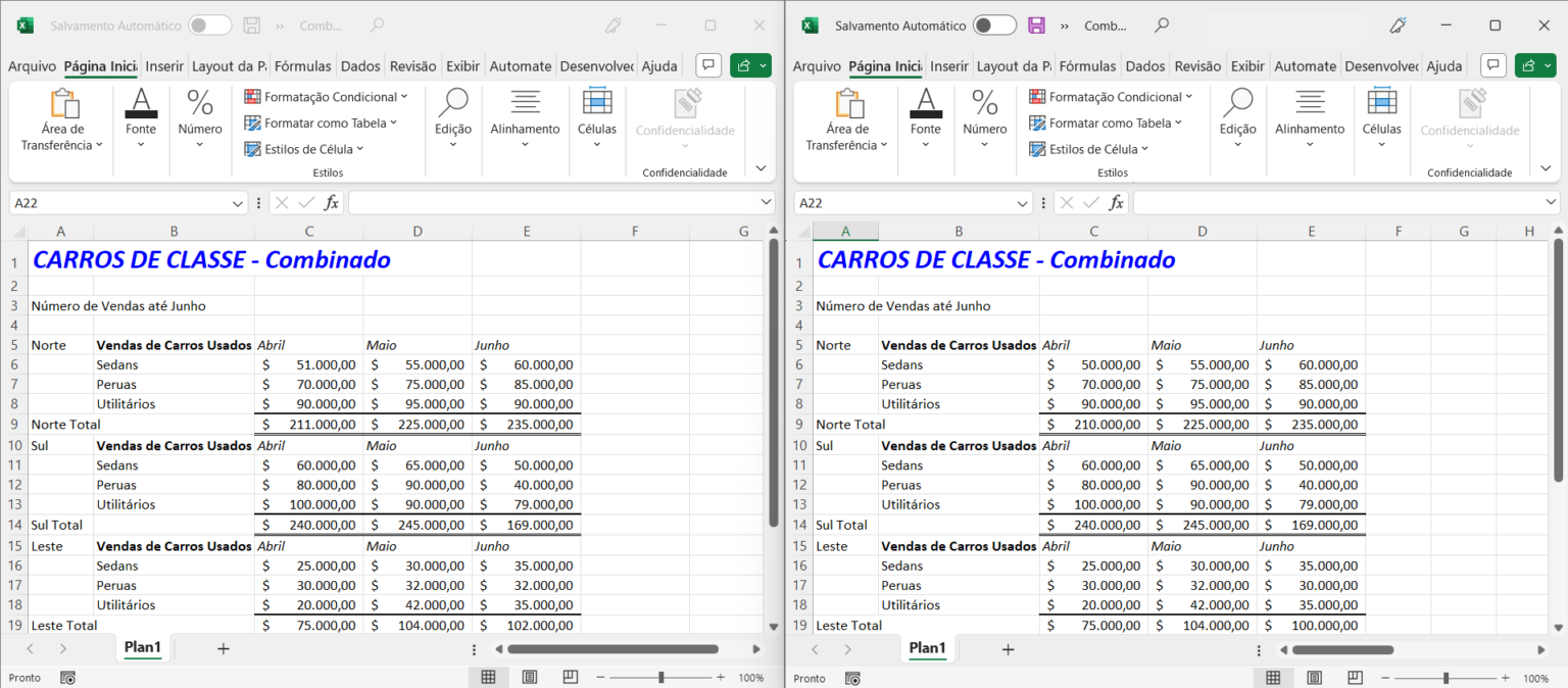 Comparar Dois Arquivos Em Busca de Diferenças no Excel e no Google ...