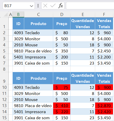 compara tabelas 7