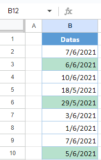 condicional datas 21