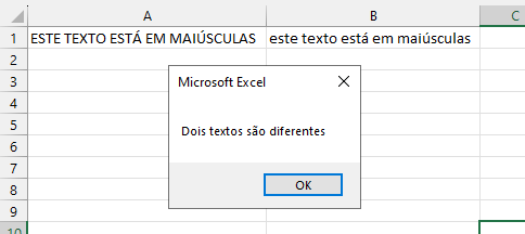 dois textos diferentes