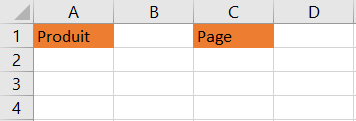 excel copier format orange resultat