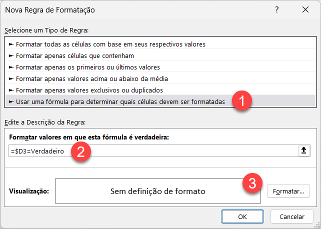 formata com checkbox 5